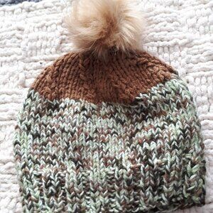 Hand knitted hat